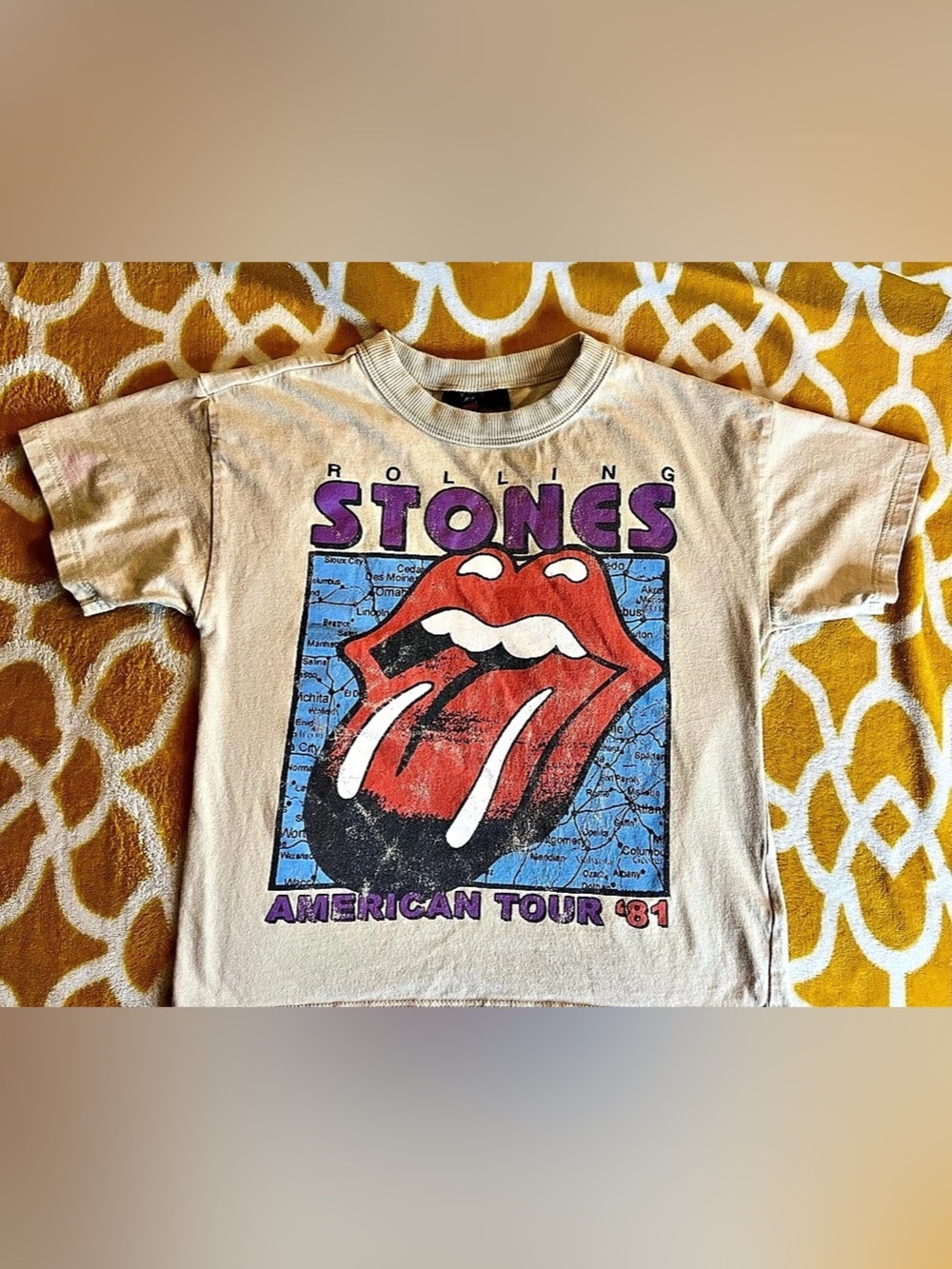 Rolling Stones American Tour '81 Graphic Tee Size 5